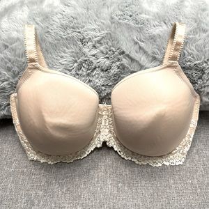 !!!SOLD!!! Wacoal Embrace Lace T-shirt Bra- 34G- nude with ivory lace